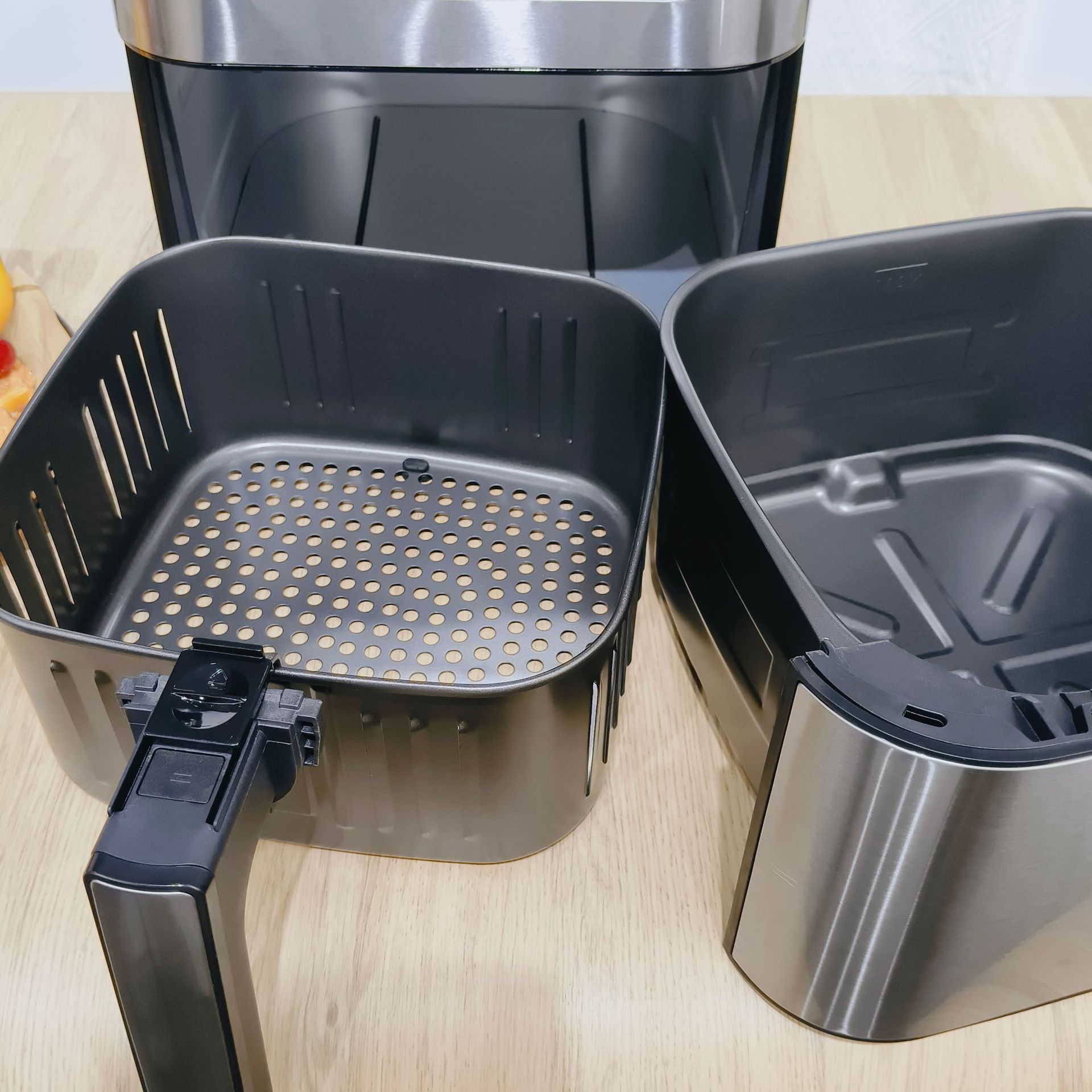 热销Air fryer空气炸锅12L双篮电炸锅薯条机大容量欧规空气炸锅详情24