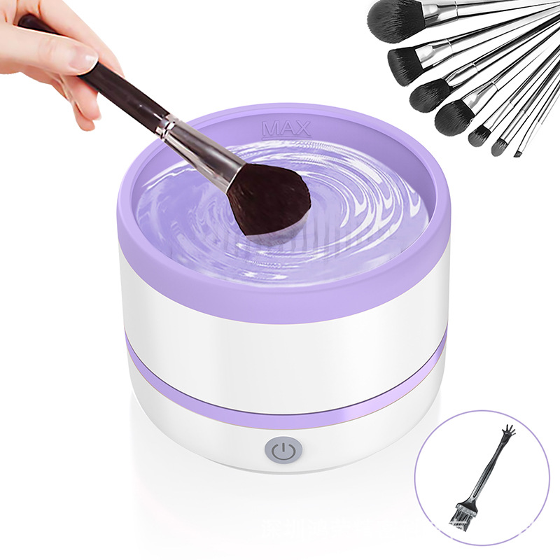 Venta caliente maquillaje eléctrico cepillo limpiador set belleza herramienta de limpieza de cepillo automático artefacto de limpieza pic 5
