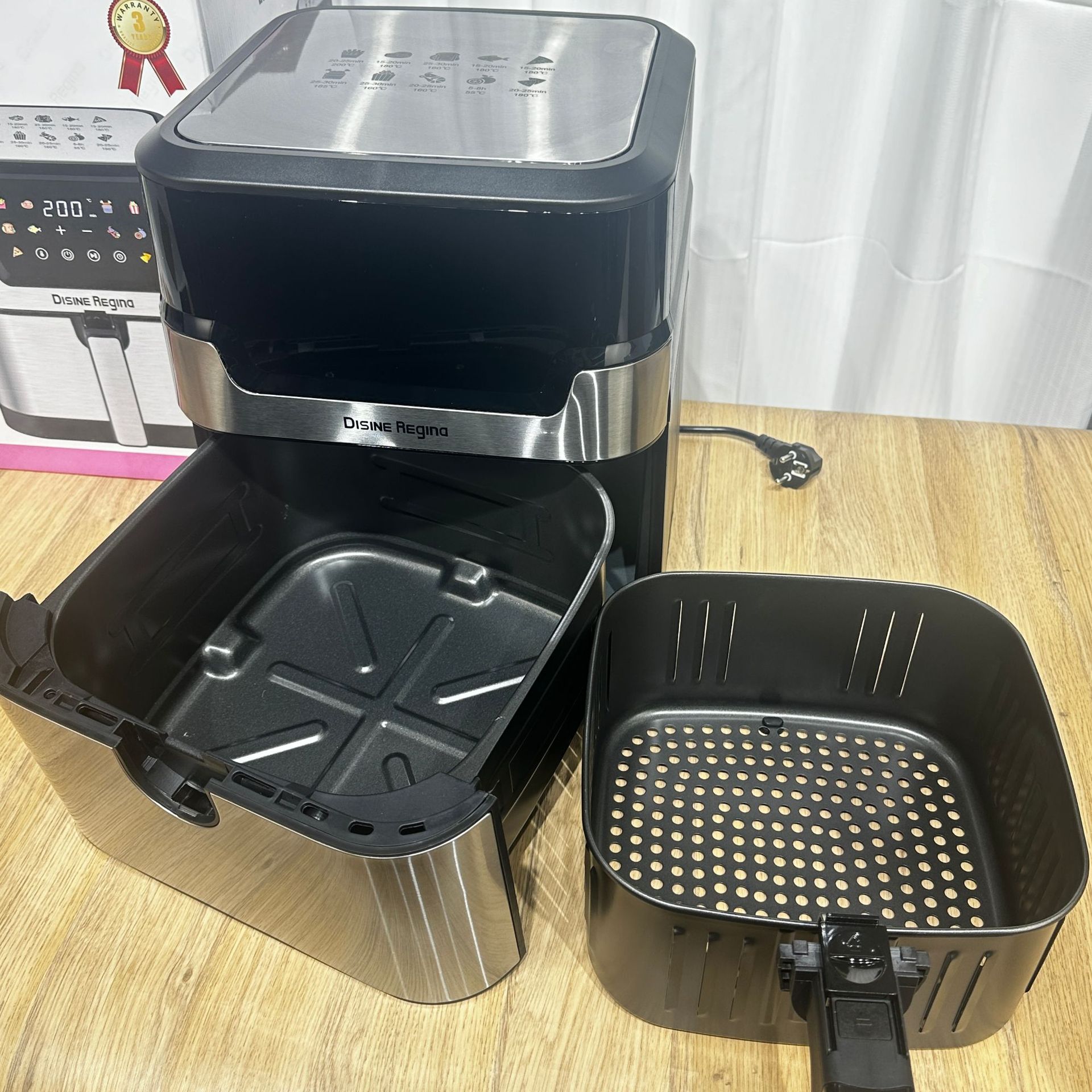 热销Air fryer空气炸锅12L双篮电炸锅薯条机大容量欧规空气炸锅详情18