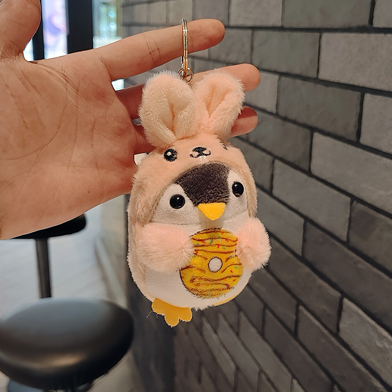 网红爆款小企鹅钥匙扣公仔挂件萌萌可爱企鹅玩偶毛绒玩具书包挂饰详情17