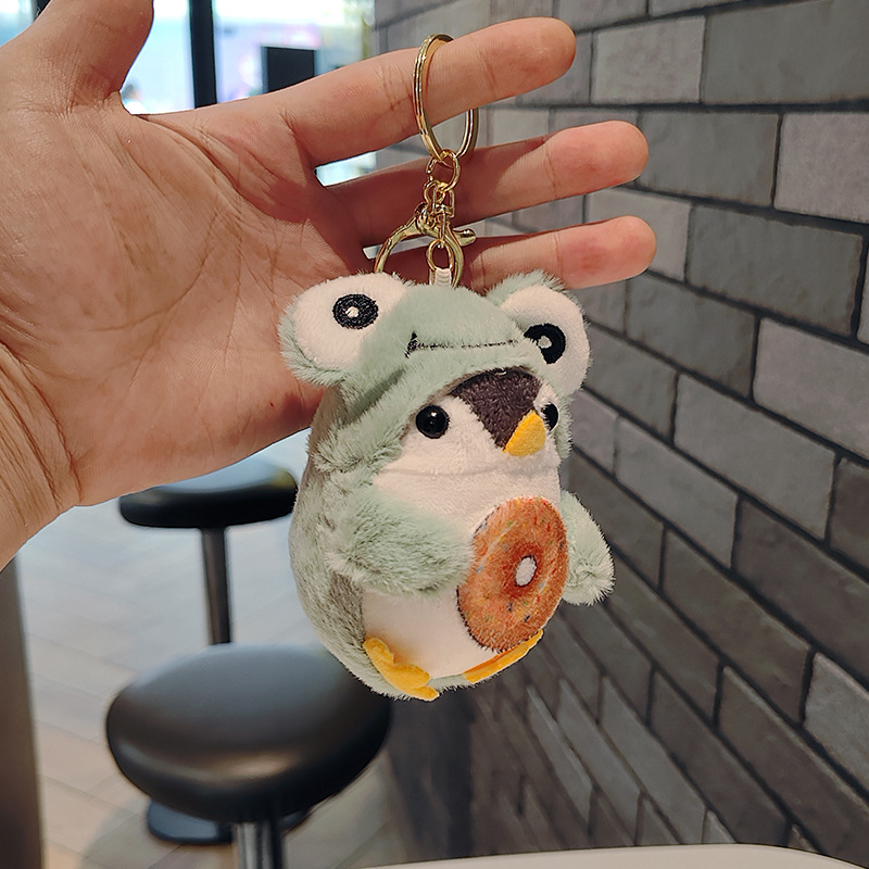 网红爆款小企鹅钥匙扣公仔挂件萌萌可爱企鹅玩偶毛绒玩具书包挂饰详情14