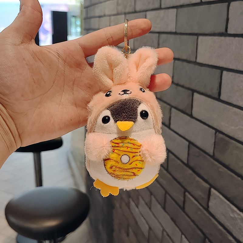 网红爆款小企鹅钥匙扣公仔挂件萌萌可爱企鹅玩偶毛绒玩具书包挂饰详情16