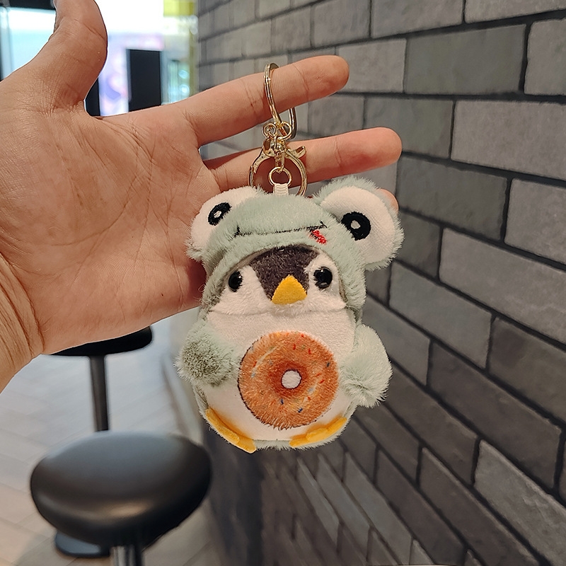 网红爆款小企鹅钥匙扣公仔挂件萌萌可爱企鹅玩偶毛绒玩具书包挂饰详情13