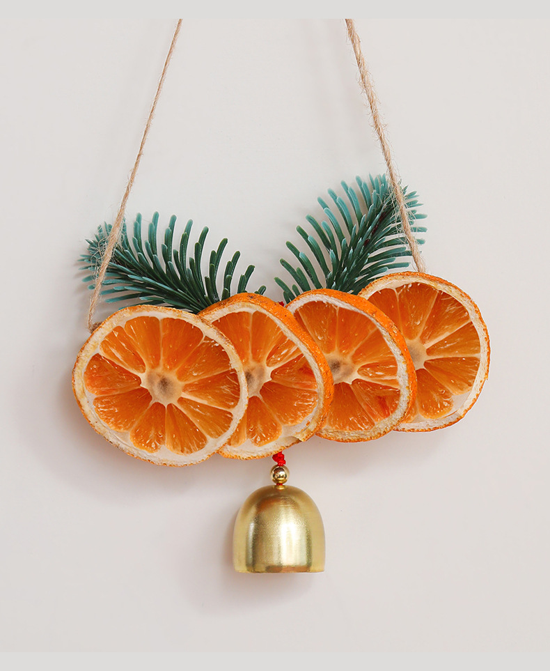 圣诞节装饰品柠檬铃铛车挂圣诞树挂饰节日氛围场景布置创意小挂件详情7