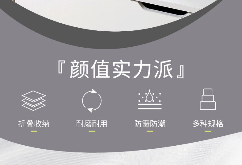 折叠收纳箱居家衣物玩具整理储物箱抽屉式寝室床底收纳盒现货批发详情3