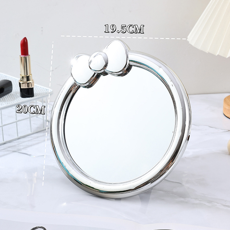 新款镜子立式折叠化妆镜精致简约家用可爱桌面轻奢学生宿舍梳妆镜详情7