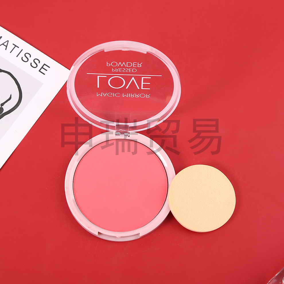 Factory direct sales of student blush and rouge plates, nude makeup and makeup restoration, single-color blush for beginners and girls, wholesale of single-color blush details Picture