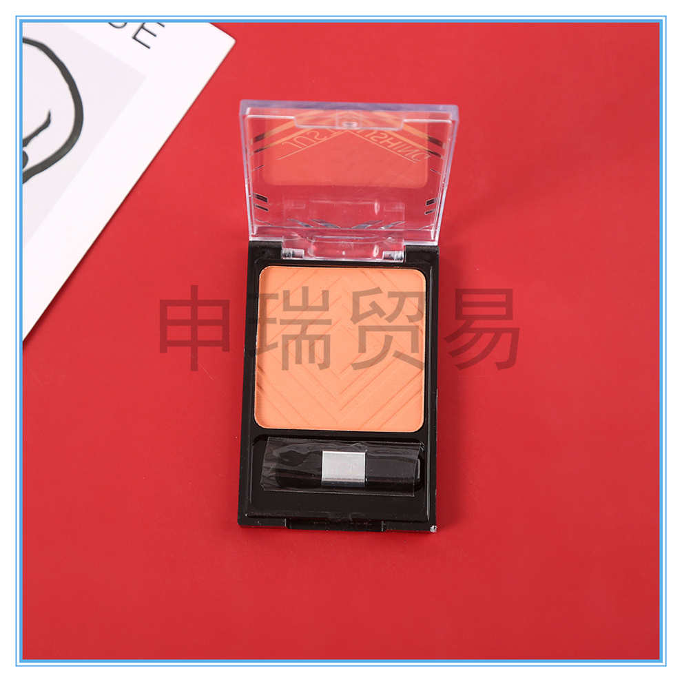 Factory direct sales: Sweet and tender blush, nude makeup, energetic and radiant peach color-enhancing blush, beauty makeup plate, blush plate wholesale pic 6
