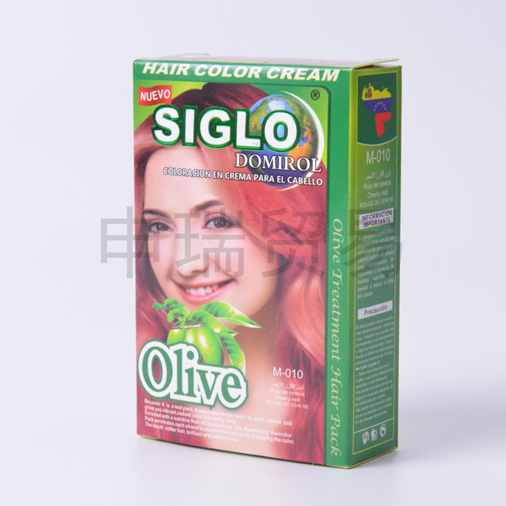 Hair dye and hair dye cream products Specification image