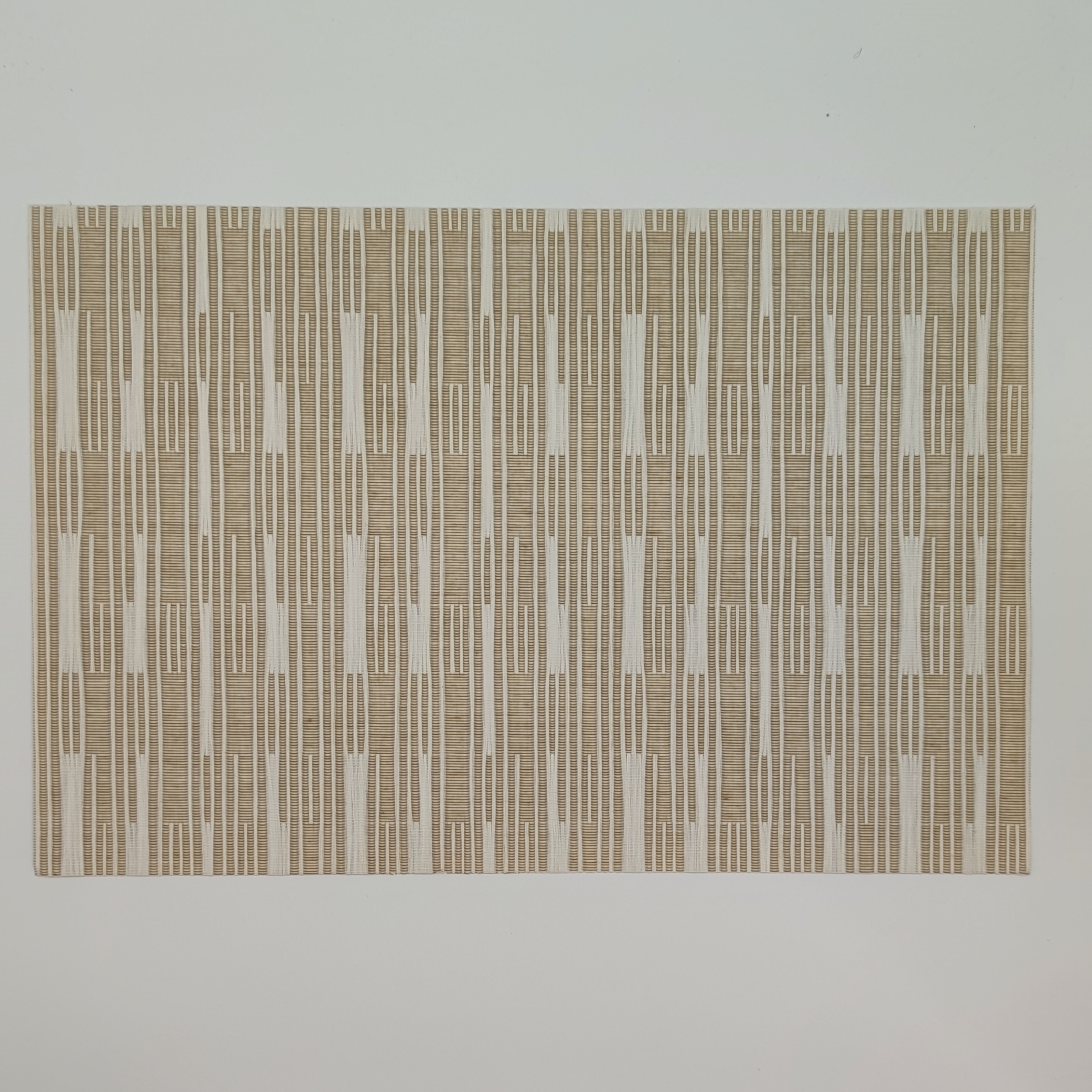 Yijia eco-friendly paper woven home drawer MATS, placemats, simple European-style hotel tableware MATS, home dining table plate MATS, waterproof, anti-slip, heat-resistant, oil-resistant and wear-resistant Specification image