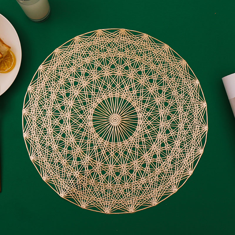 翼家亚马逊热销组合叶餐垫45*30CM精美餐桌垫装饰防滑垫