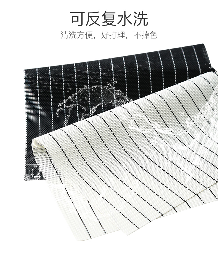 日式隔热餐垫PVC餐桌西餐垫垫子餐垫防水防油防滑防烫耐磨隔热垫餐桌垫防烫餐垫杯垫详情8