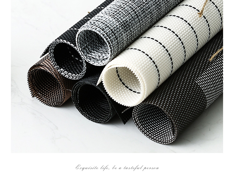 日式隔热餐垫PVC餐桌西餐垫垫子餐垫防水防油防滑防烫耐磨隔热垫餐桌垫防烫餐垫杯垫详情6