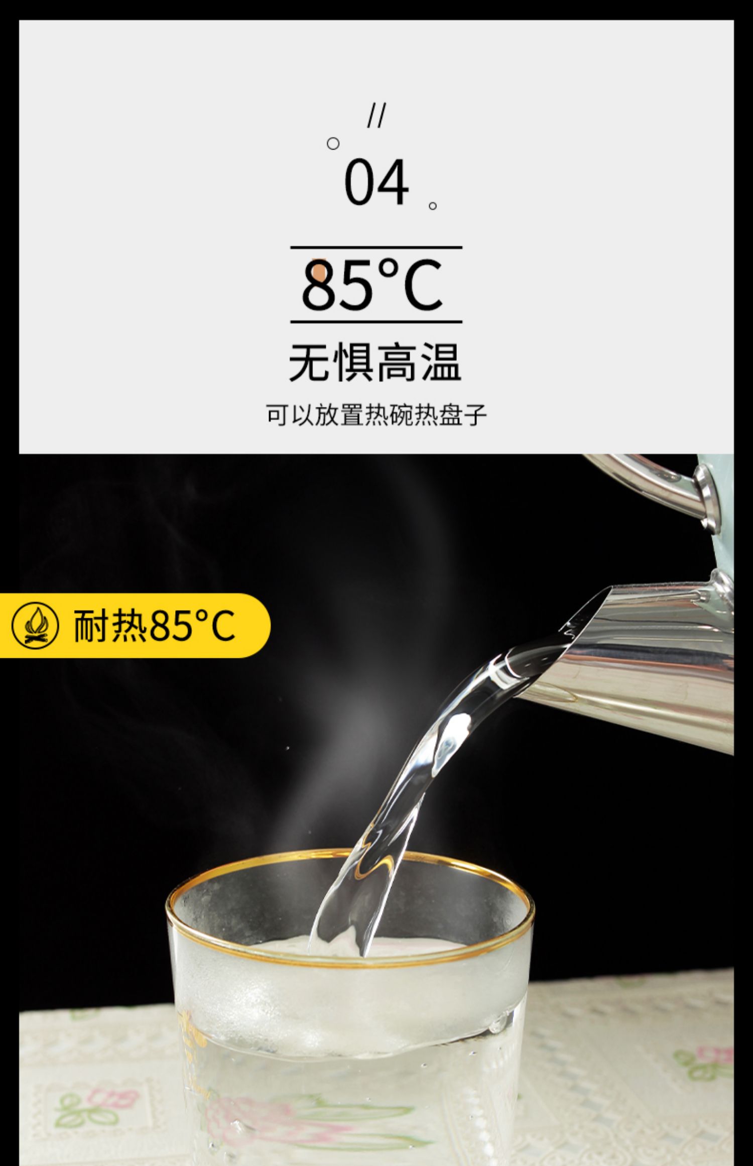 Yijia lace tablecloth is waterproof, oil-proof, no-wash and heat-resistant. It is a white rectangular tablecloth and pvc home coffee table mat pic 10