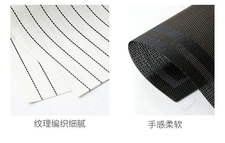 日式隔热餐垫PVC餐桌西餐垫垫子餐垫防水防油防滑防烫耐磨隔热垫餐桌垫防烫餐垫杯垫详情10