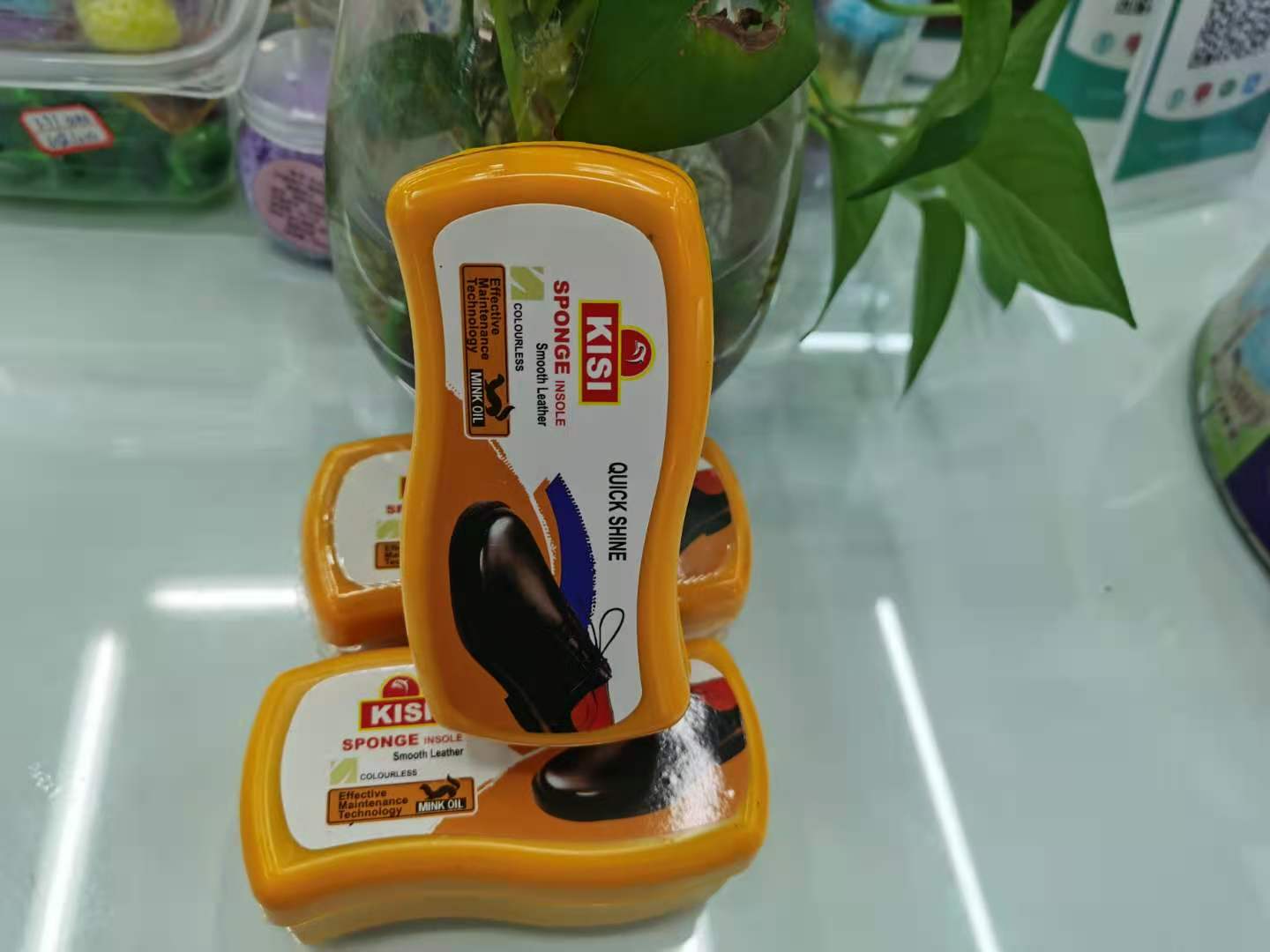 皮鞋亮泽养护工具 多功能海绵鞋擦 皮革护理刷