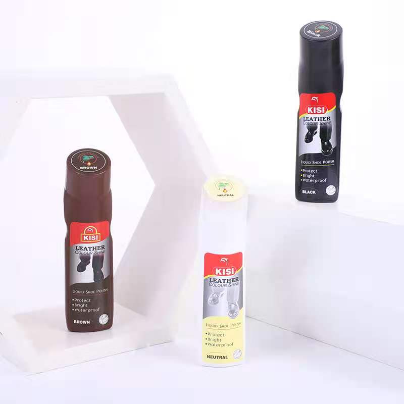 KISI 8830 Liquid Shoe Polish, black-brown colorless leather shoe care oil, leather care agent thumbnail