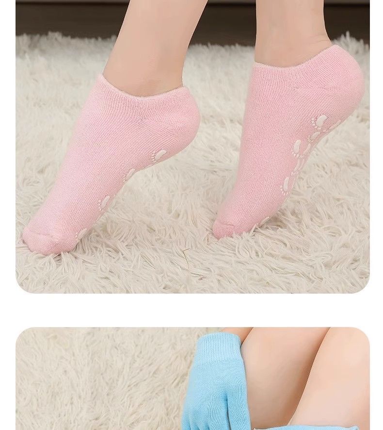 凝胶袜套跨境凝胶袜子足膜保湿防干裂袜子脚后跟保护套防裂袜外贸详情13