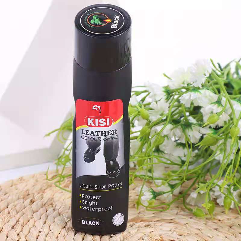 KISI 8830 Liquid Shoe Polish, black-brown colorless leather shoe care oil, leather care agent details Picture