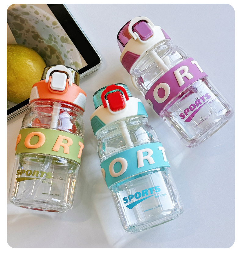 New outdoor sports bouncing straw cup from the manufacturer, 2025 summer student big belly cup, plastic water cup with straw pic 18