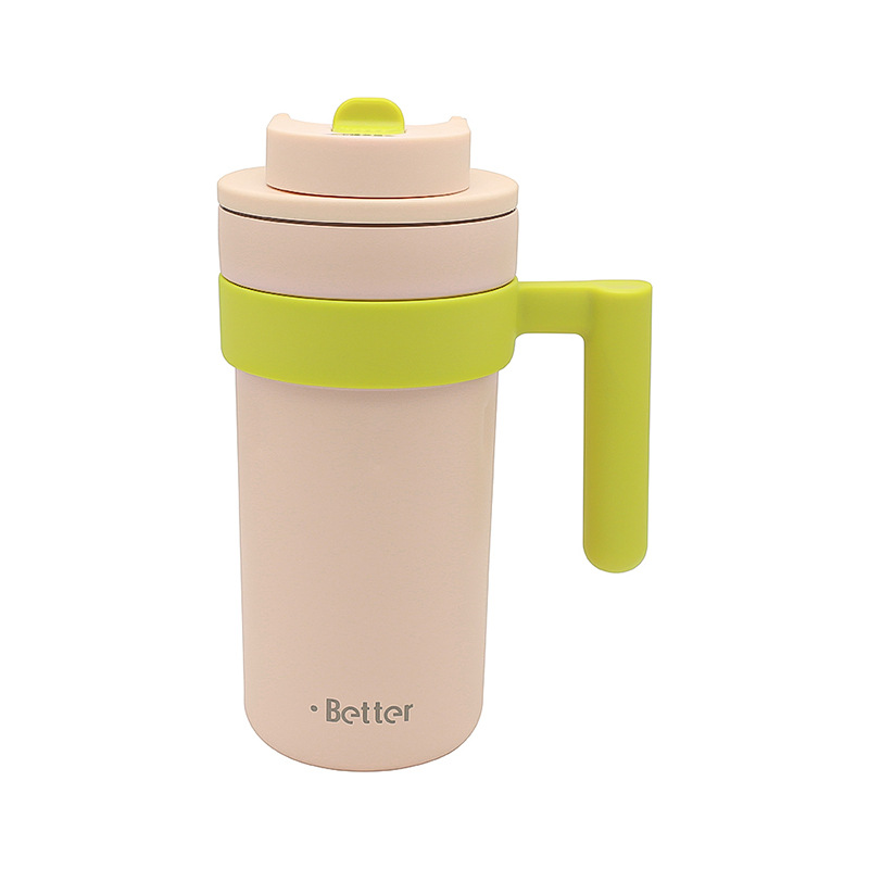 Original new high-appearance 316 stainless steel coffee cup, intelligent temperature display design, handle insulated cup, direct drinking cup Application Scenario