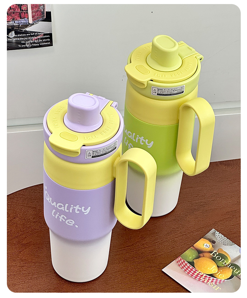 新款永康巨无霸不锈钢保温杯女创意渐变高颜值吸管水杯冰霸杯批发详情26