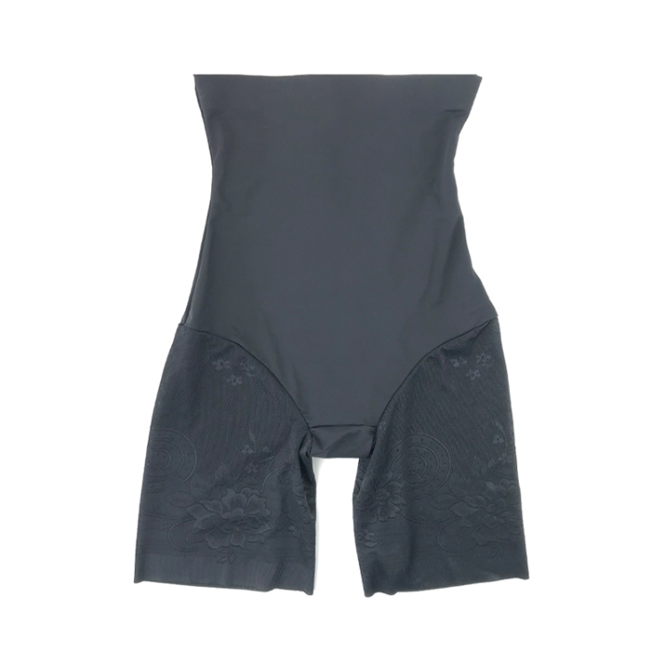 Belt-tightening and hip-lifting underwear, beauty shaping postpartum body shaping pants, high-waisted stomach shaping and leg shaping safety pants, anti-glare and non-curled edges