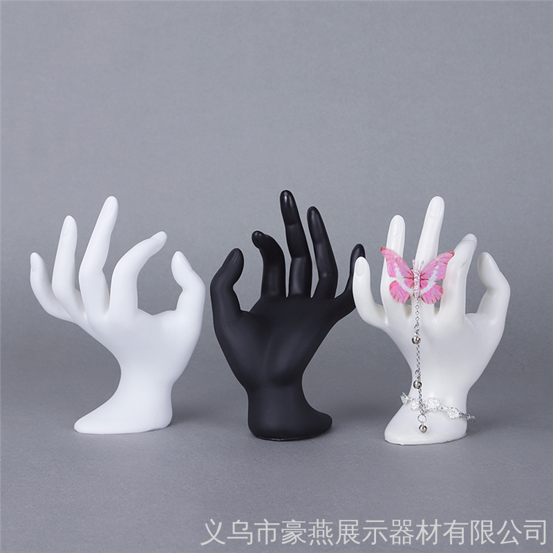 OK形状手模特 手链饰品拖举物品拍照展示模特 个性塑料手摸模型