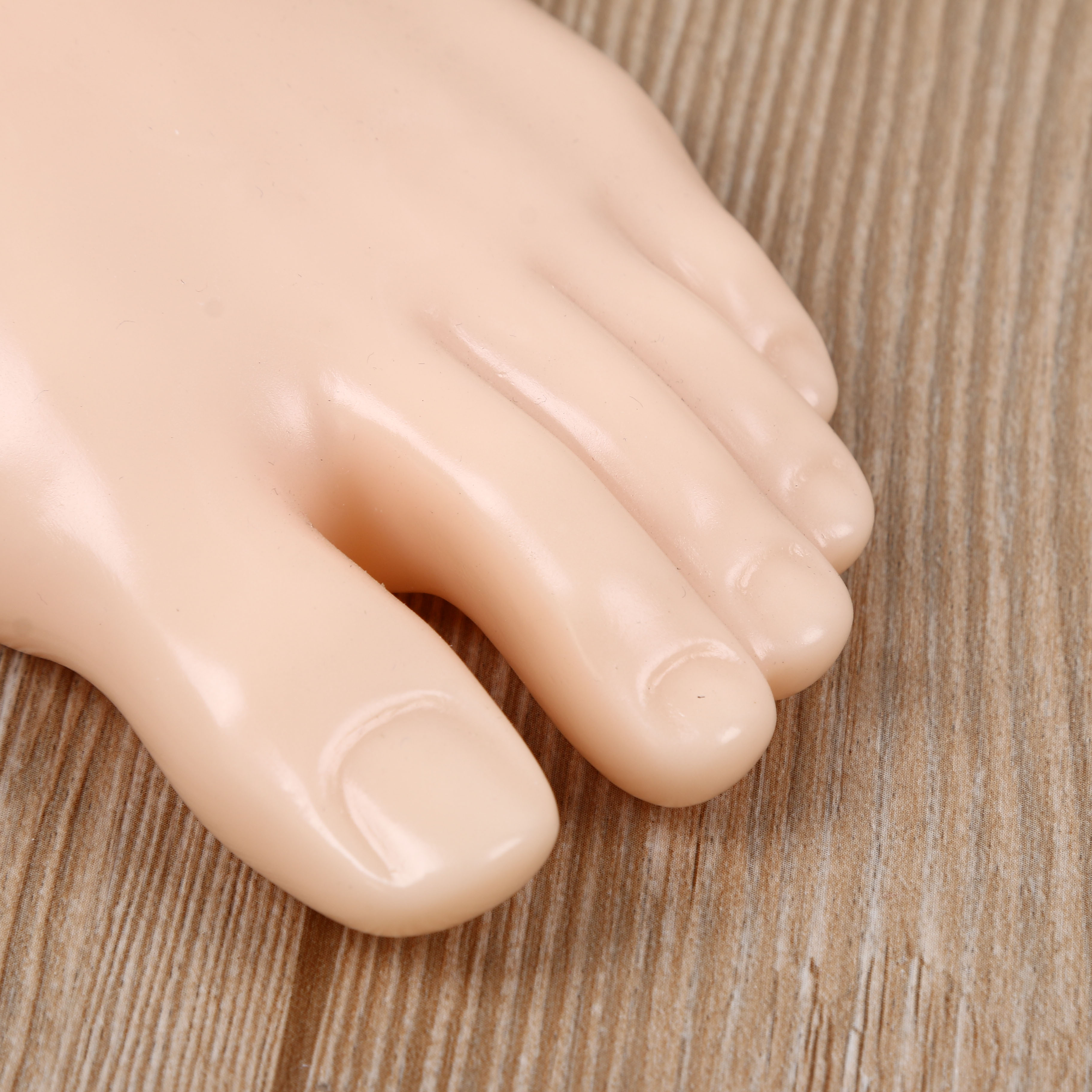 Wooden shoe women's foot display sock model, sock mold, magnetic foot mold, cotton sock, long and short sock foot mold Specification image
