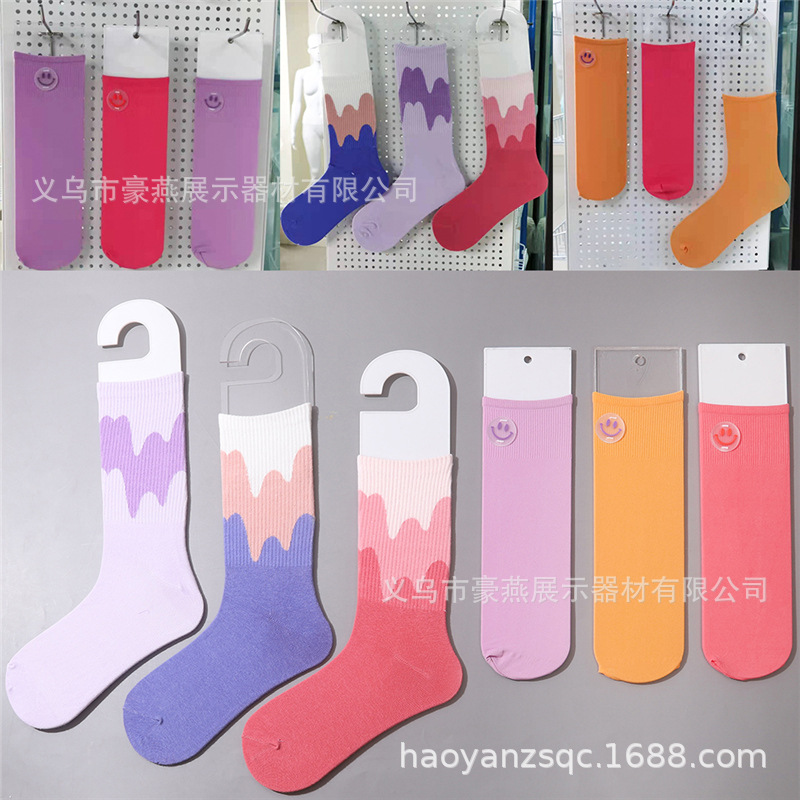 Socks, plastic boards, sock boards for children and adults, long socks, straight socks, short socks, display props, foot molds, sock hanging boards pic 1
