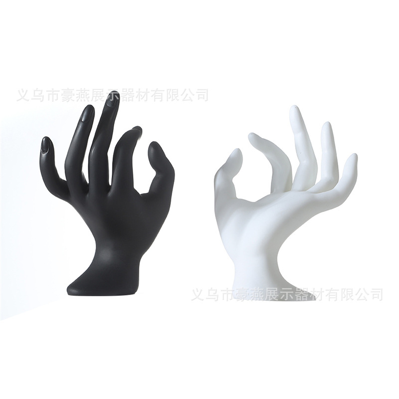 创意OK手戒指展示架首饰店展架饰品架手模道具柜台陈列摆件