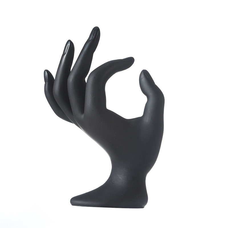 Creative OK wristring display stand, jewelry store display stand, accessory stand, hand model prop, counter display item Application Scenario