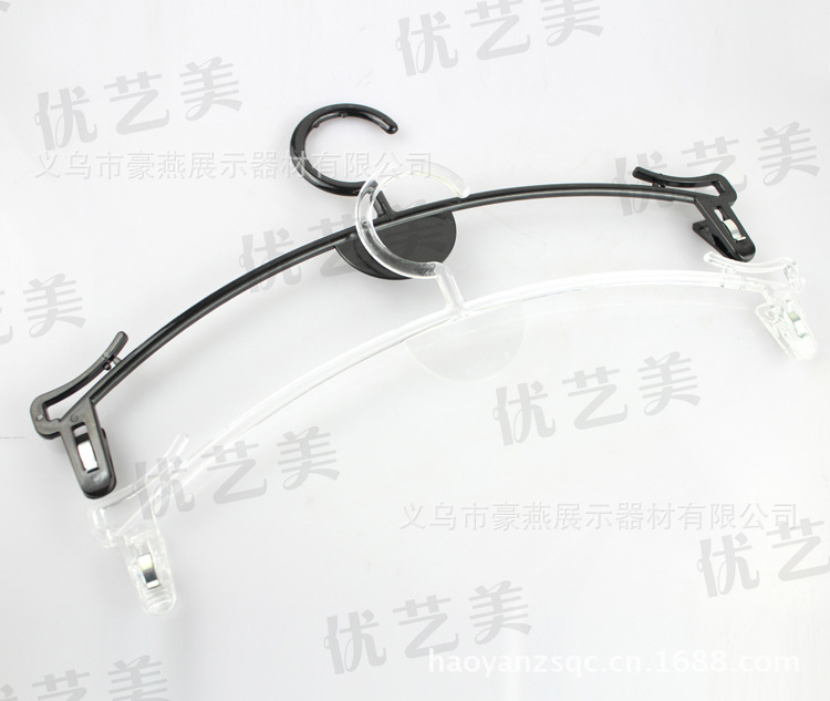 Haoyan hanger Metal buckle bra clip, crystal bra hanger, underwear and underpants display hanger, large underwear clip pic 9