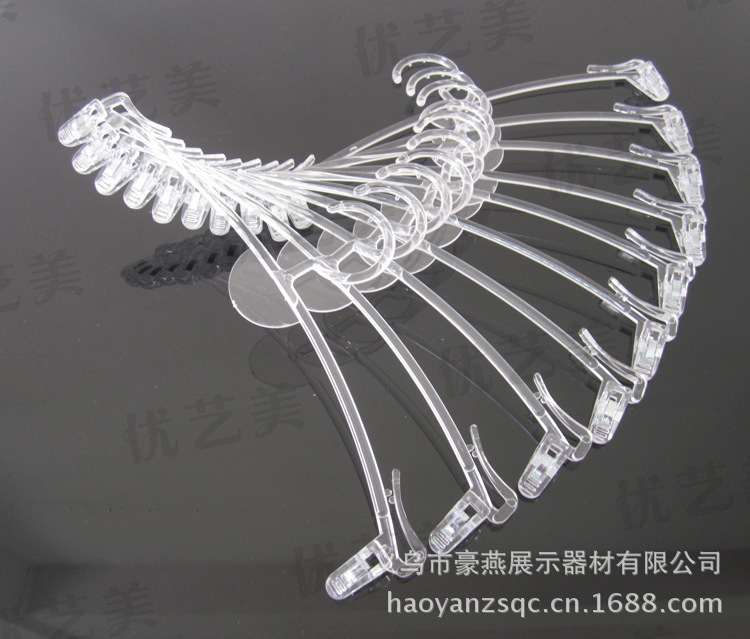 Haoyan hanger Metal buckle bra clip, crystal bra hanger, underwear and underpants display hanger, large underwear clip pic 11