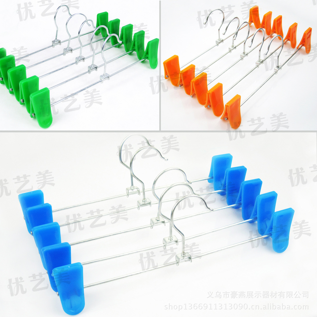 Haoyan hanger Metal buckle bra clip, crystal bra hanger, underwear and underpants display hanger, large underwear clip pic 24