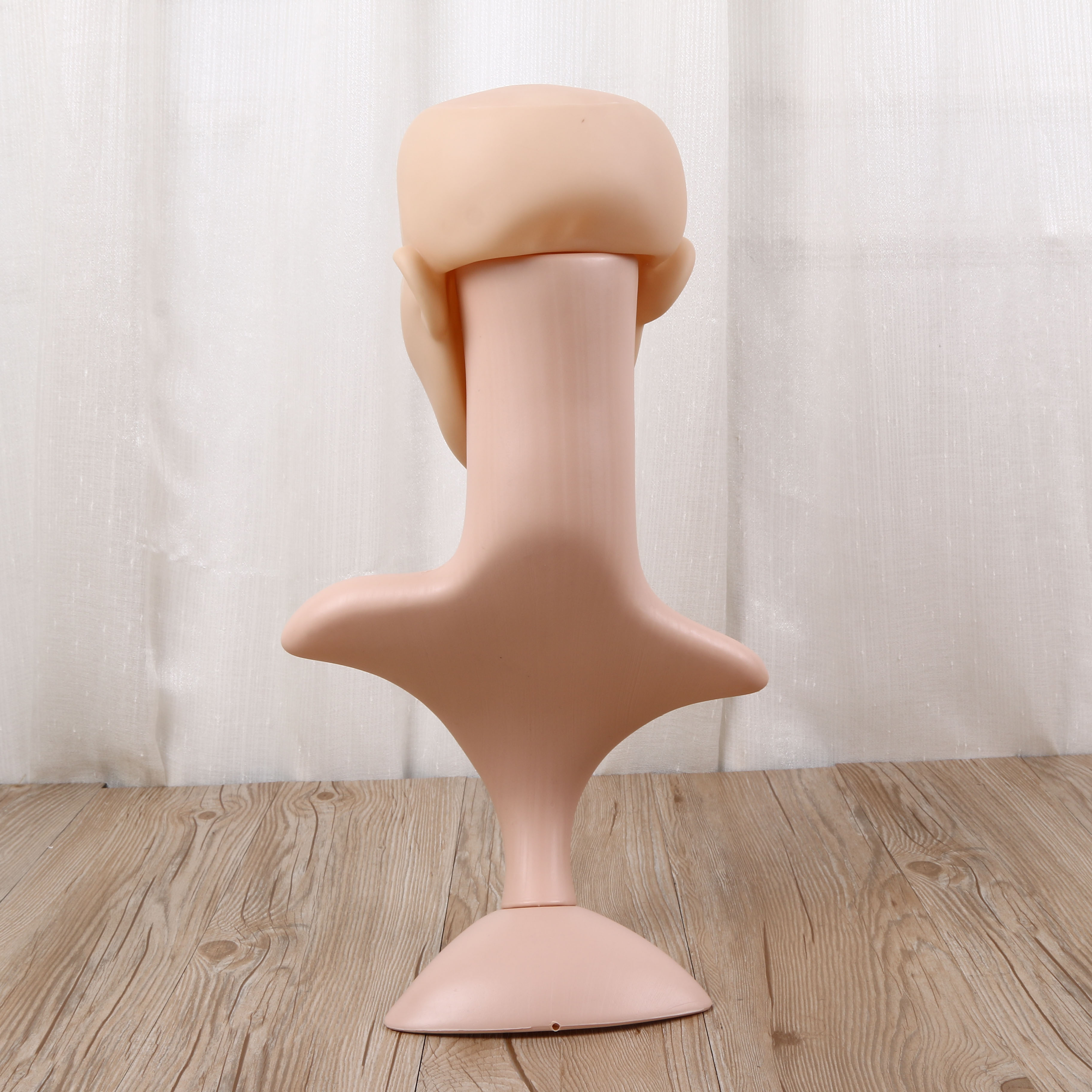 Hao Yan Model Three-Body Event Male head model wig hat Scarf Model Head details Picture