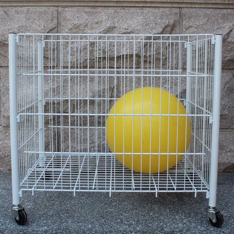 Factory mobile vehicle storage net frame, old clothes basket, metal net basket, shoes, hats, basketball storage net basket, promotional vehicle Specification image