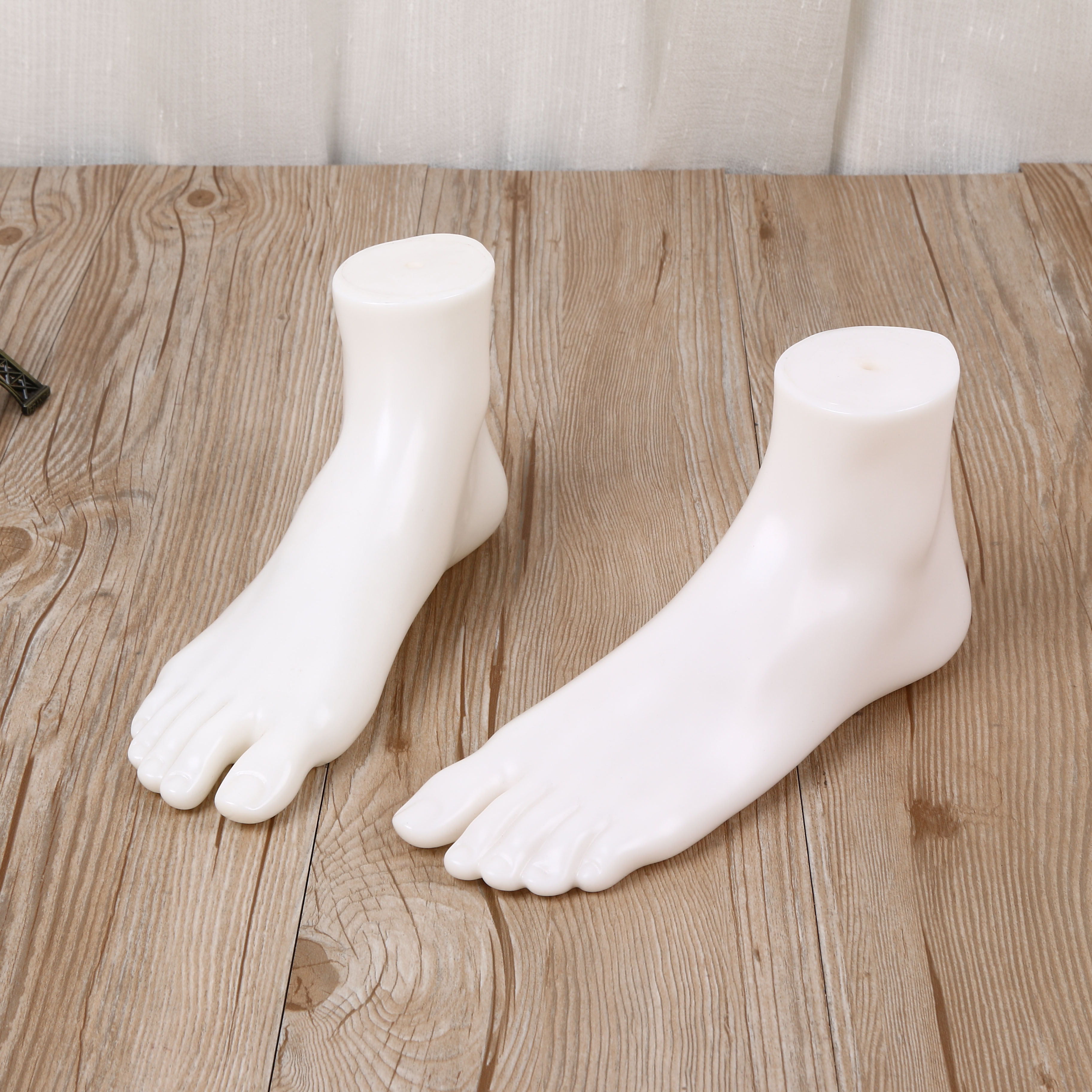 Wooden shoe women's foot display sock model, sock mold, magnetic foot mold, cotton sock, long and short sock foot mold details Picture