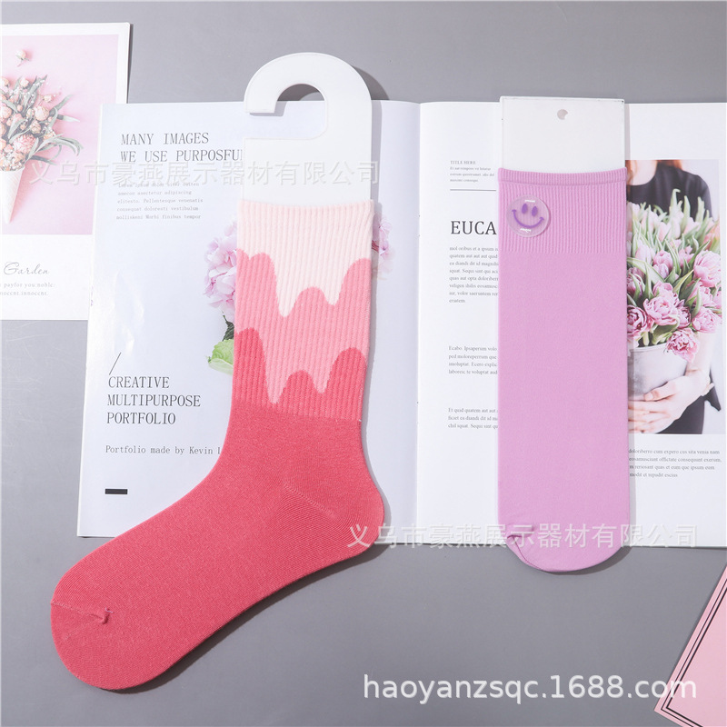 袜子塑料板袜板儿童成人长筒袜直筒袜短袜展示道具脚模袜挂板