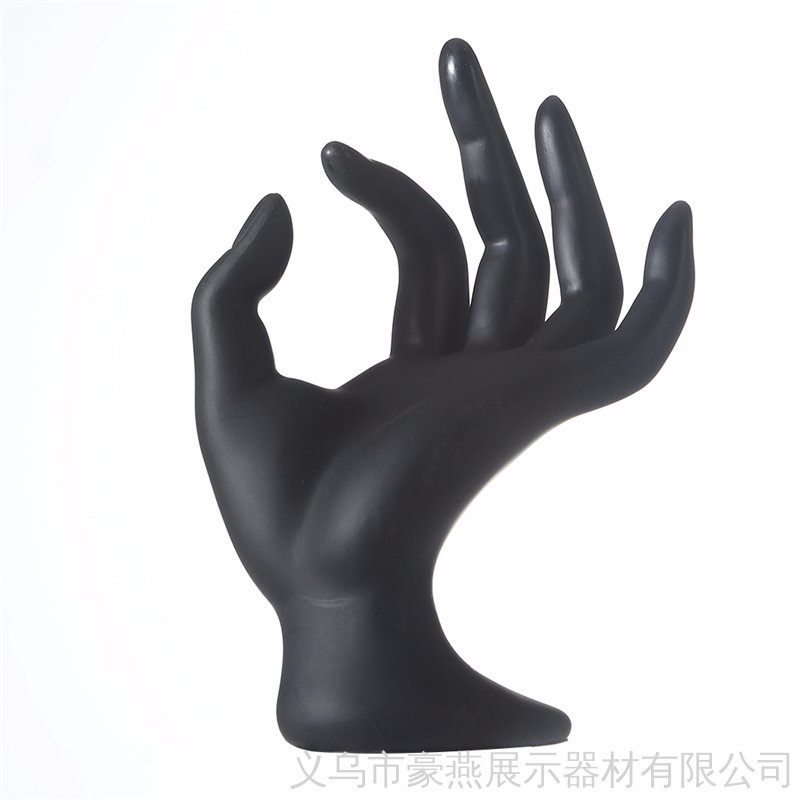 OK shaped hand model bracelet accessory, holding items for photo taking to show the model's personality, plastic hand touch model Specification image