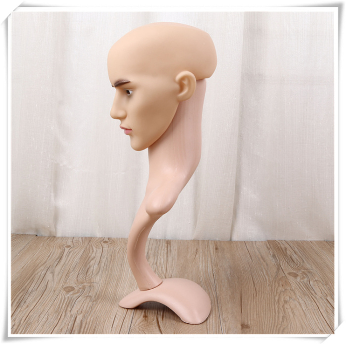Hao Yan Model Three-Body Event Male head model wig hat Scarf Model Head pic 3