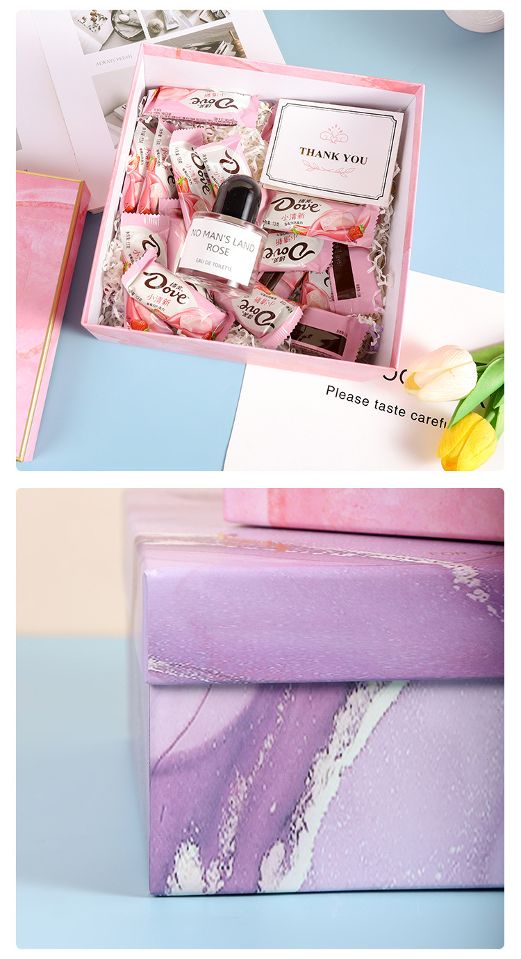 三八妇女伴手礼盒婚礼伴娘礼品盒送女友闺蜜礼物盒手提袋空盒现货详情8