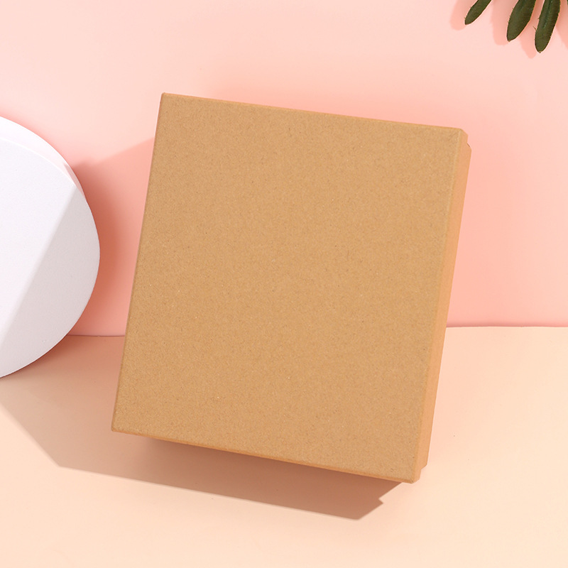 厂家批发牛皮纸盒生日伴手礼盒外贸天地盖收纳礼品盒创意盒现货