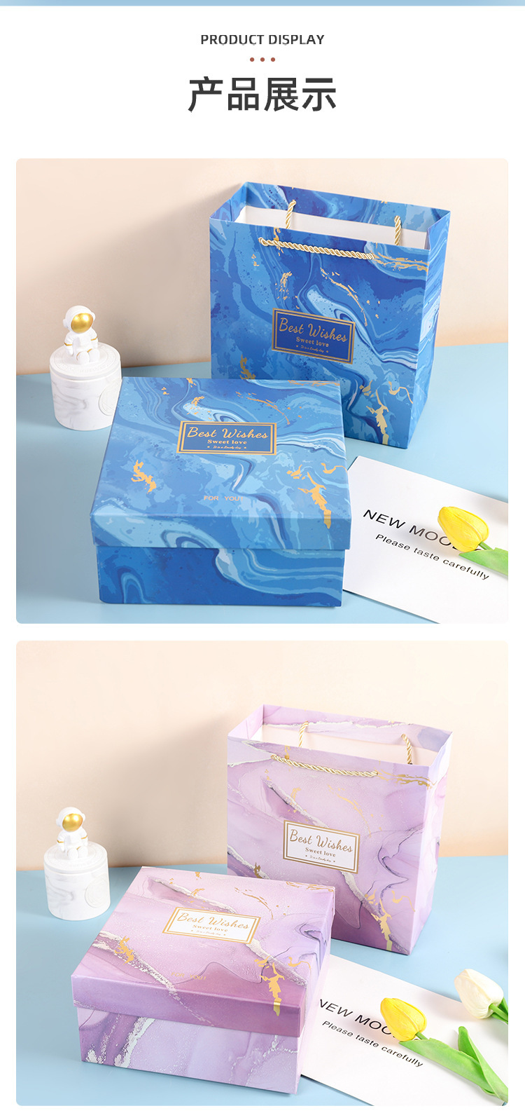 三八妇女伴手礼盒婚礼伴娘礼品盒送女友闺蜜礼物盒手提袋空盒现货详情5