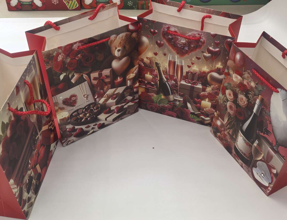 白卡纸袋生日情人节伴手礼节日礼物袋高档礼物袋首饰盒袋圣诞节详情6