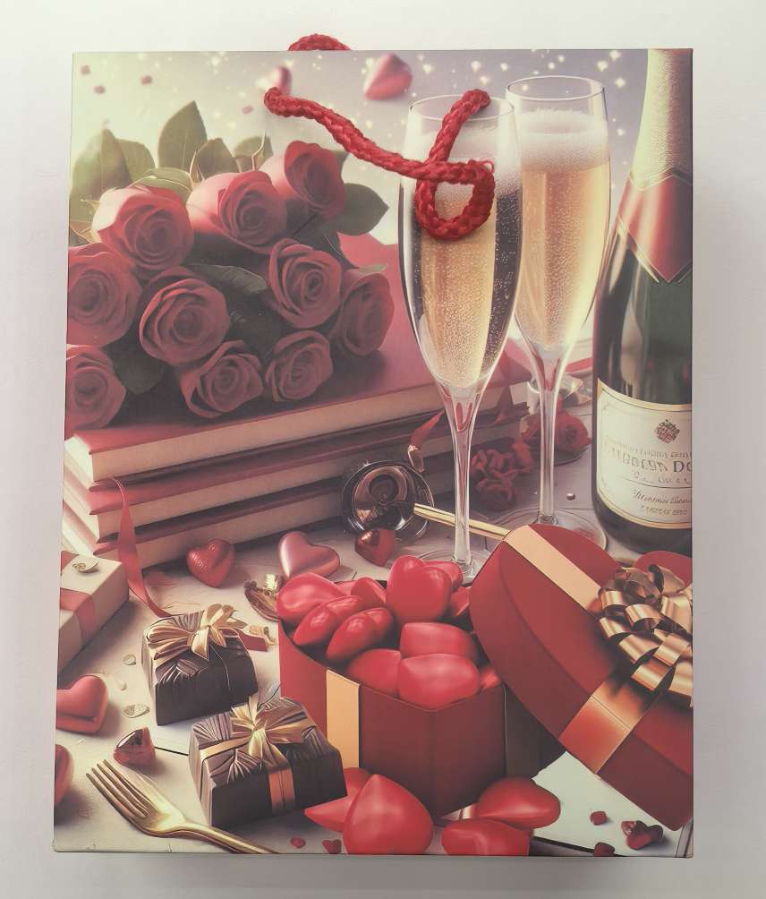 白卡纸袋生日情人节伴手礼节日礼物袋高档礼物袋首饰盒袋圣诞节详情4