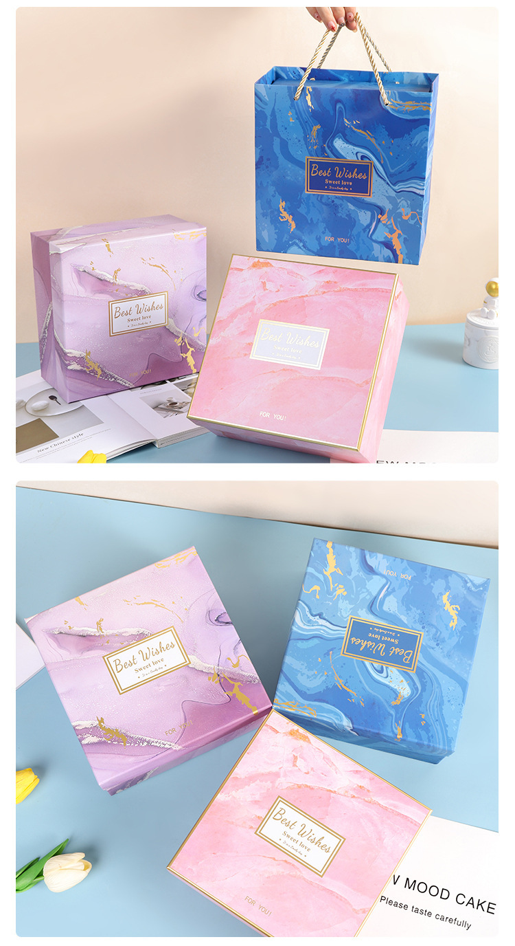 三八妇女伴手礼盒婚礼伴娘礼品盒送女友闺蜜礼物盒手提袋空盒现货详情9