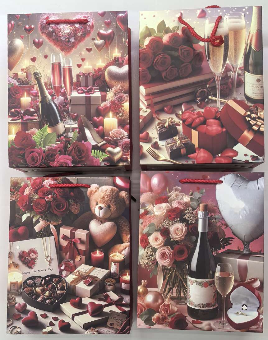 白卡纸袋生日情人节伴手礼节日礼物袋高档礼物袋首饰盒袋圣诞节详情1