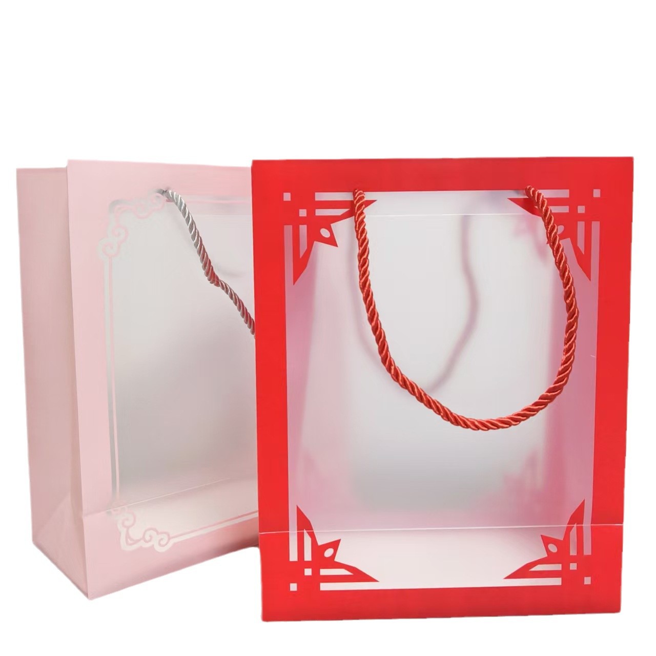 塑料手提袋实物图