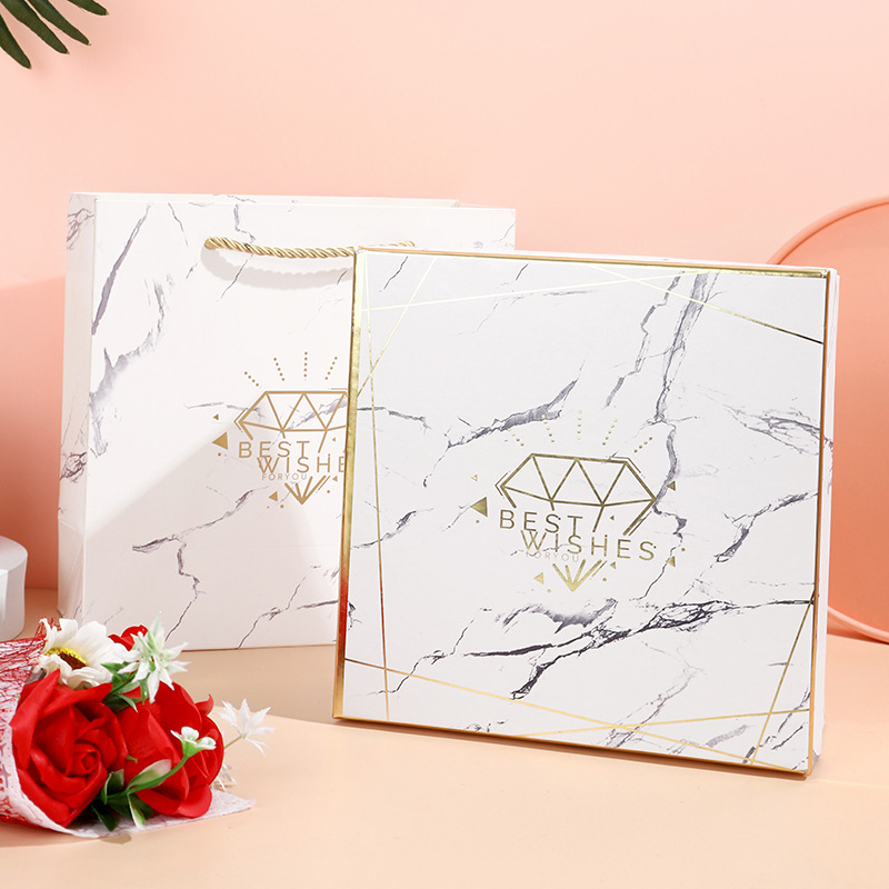 三八妇女伴手礼盒婚礼伴娘礼品盒送女友闺蜜礼物盒手提袋空盒现货